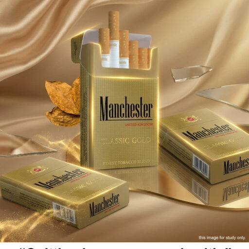 Manchester Classic Gold Cigarettes (10 packets x 20s)