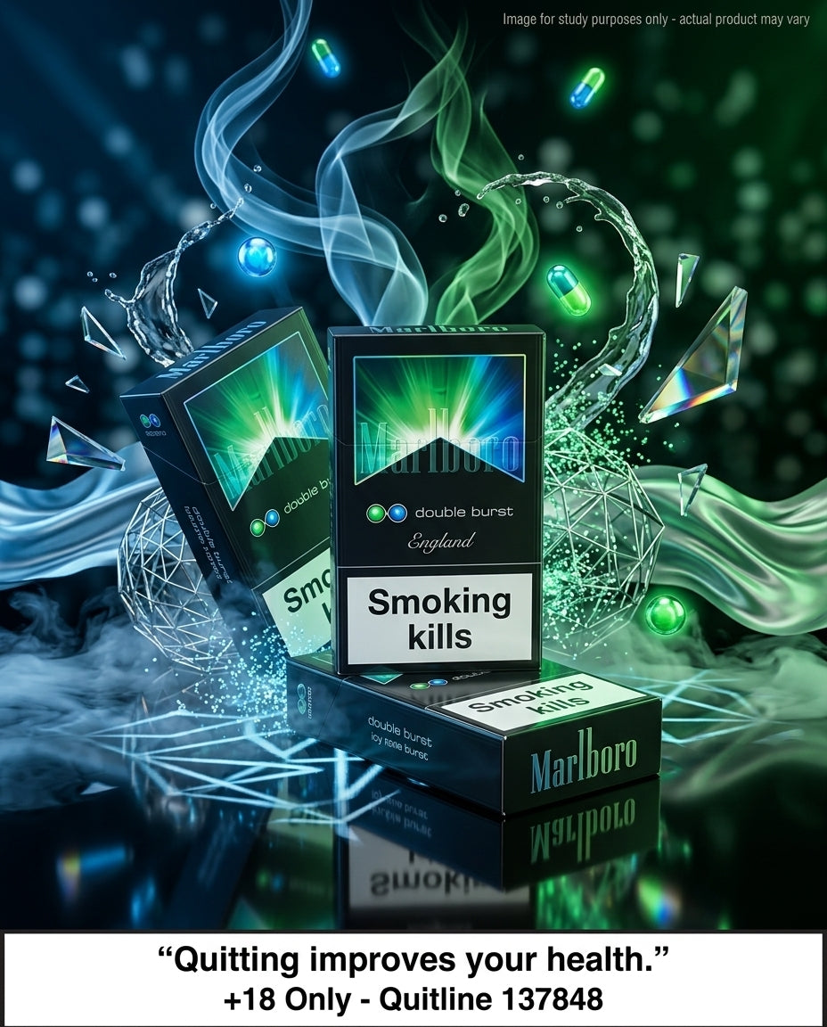 Marlboro England Double Burst Cigarettes (10 Packs x 20s) - Image 2