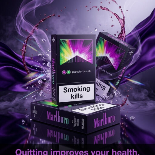 Marlboro England Purple Burst Cigarettes (10 Packs x 20s)