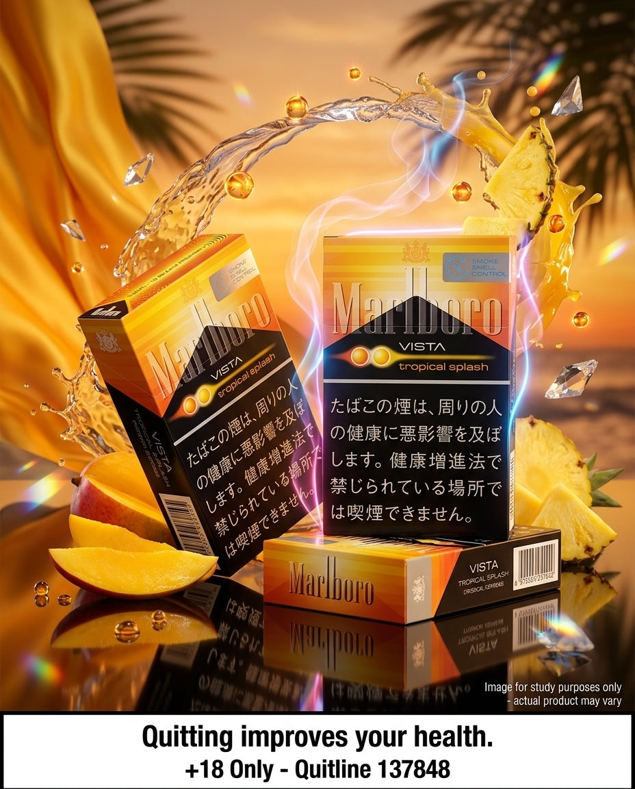 Marlboro Japan Yellow Tropical Cigarettes (10 Packs x 20s)