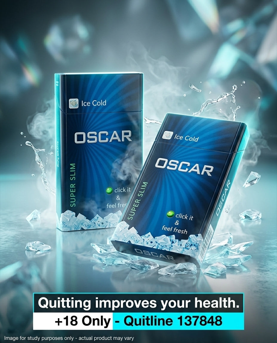 Oscar Ice Cold Super Slim Cigarettes (10 Packs x 20s)