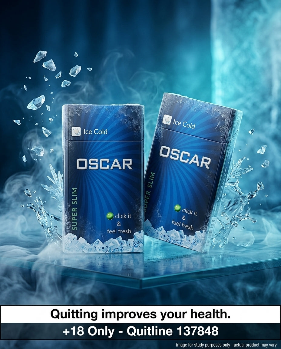 Oscar Ice Cold Super Slim Cigarettes (10 Packs x 20s) - Image 2