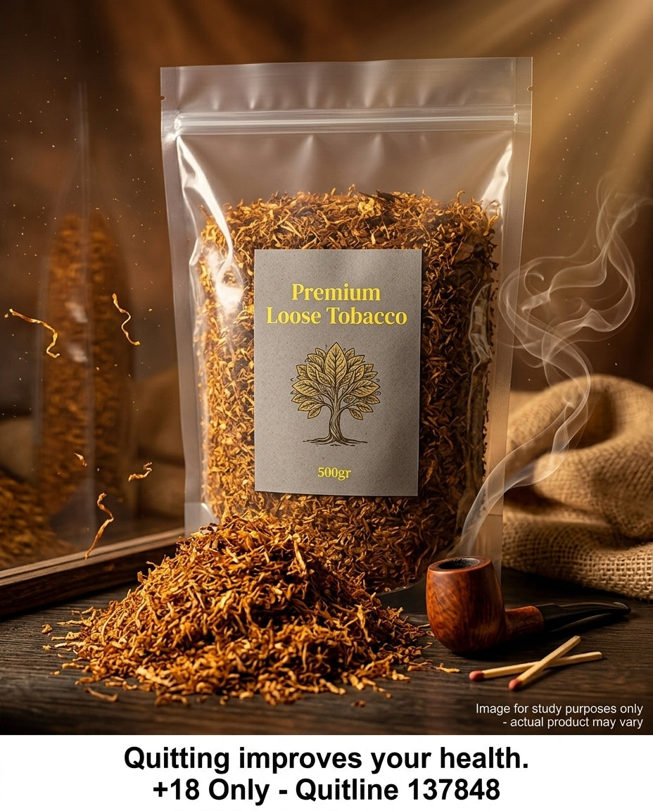 Premium Loose Tobacco 500g (Resealable Bag)