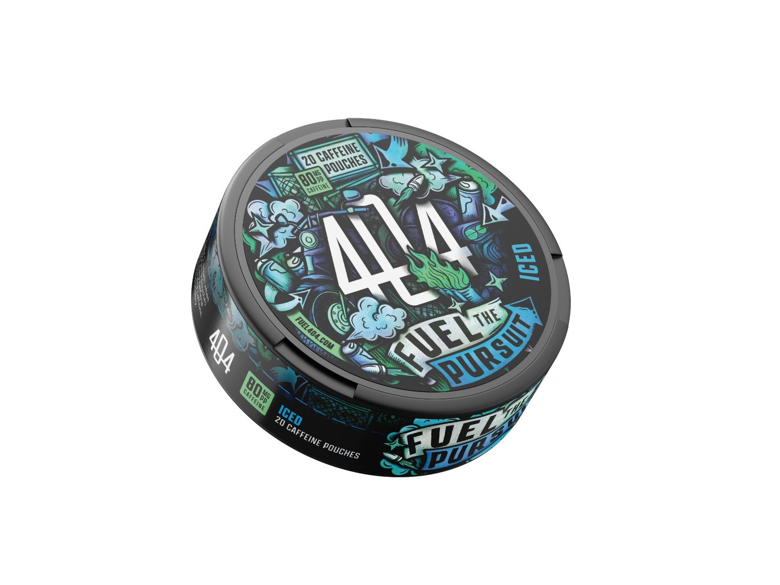 404 Caffeine Pouches Iced 100