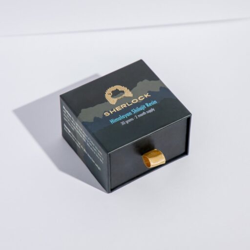 Sherlock Himalayan Shilajit Resin with 84+ Essential Nutrients & Minerals (30 grams)