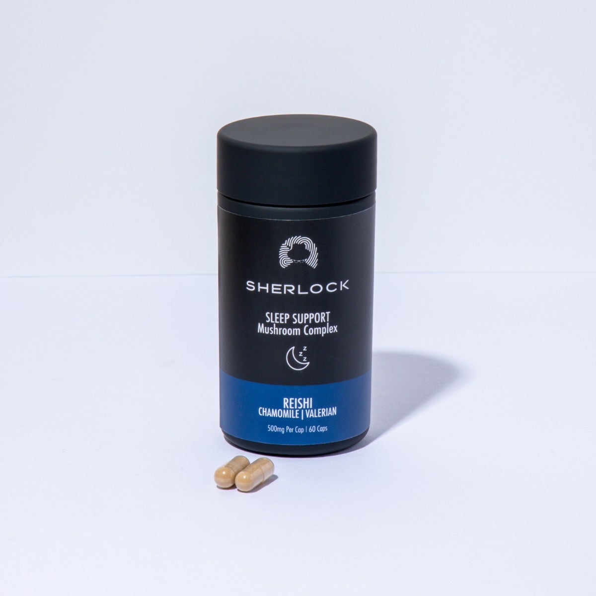 Sherlock Night Multi-Blend with Valerian, Ashwagandha & Chamomile (60 Caps)
