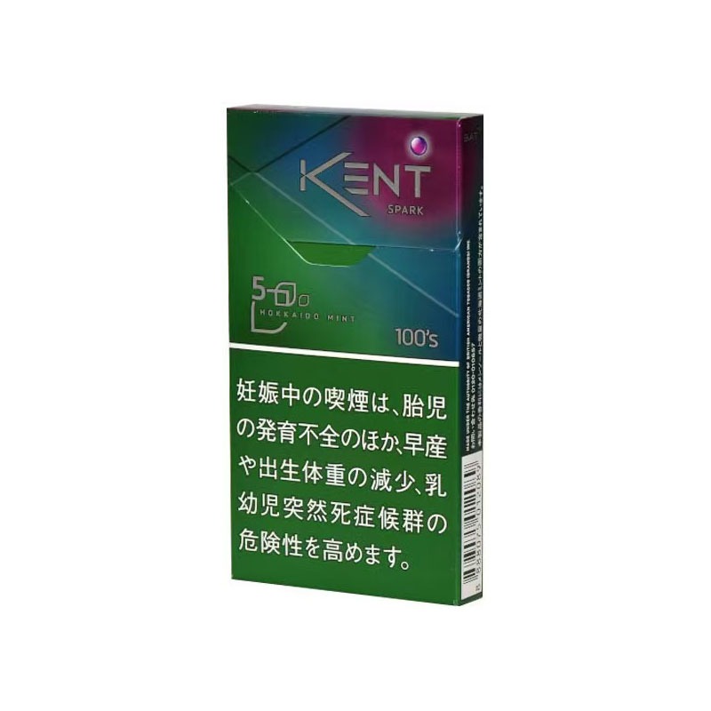 Kent Spark Hokkaido Mint 100's 5mg — Carton (10 × 20 pack)