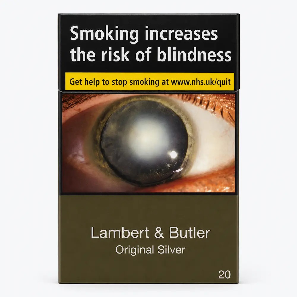 Lambert & Butler Original Silver 8mg — Carton (10 × 20 pack)