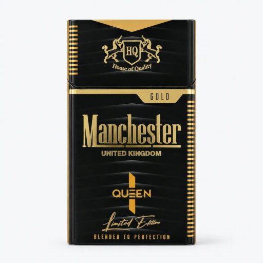 Manchester Queen Gold Limited Edition 8mg — Carton (10 × 20 pack)