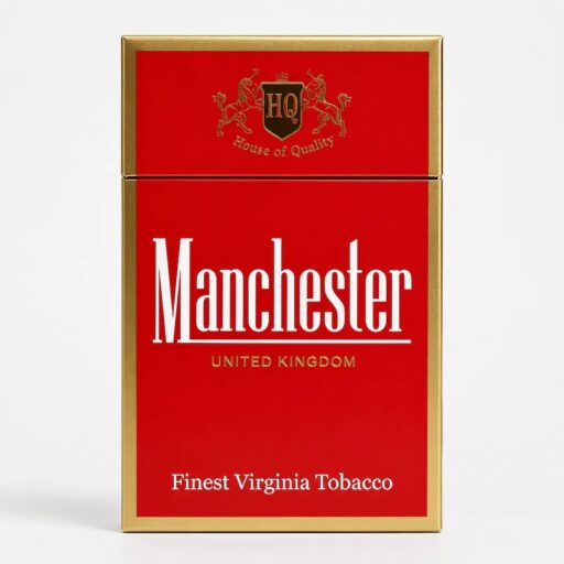 Manchester Red Finest Virginia 12mg — Carton (10 × 20 pack)