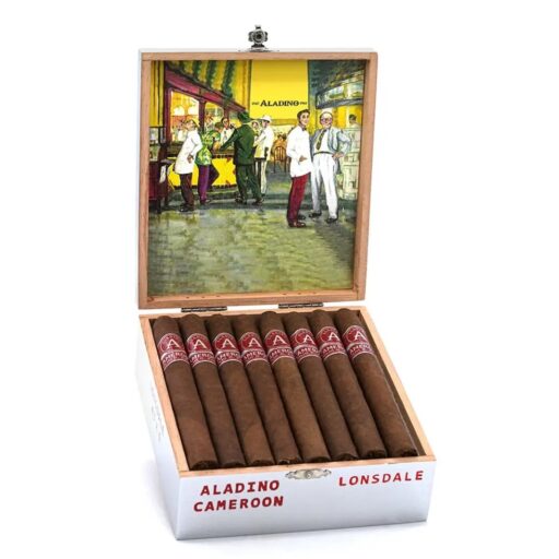 Aladino Cameroon Lonsdale Cigar — Single