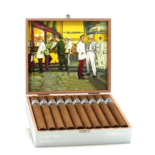 Aladino Connecticut Churchill Cigar — Single
