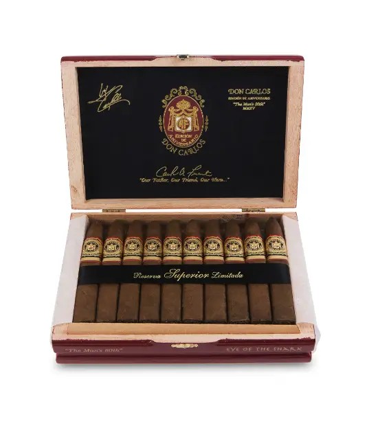 Arturo Fuente Don Carlos Edicion de Aniversario 80th Eye of the Shark Cigar — Single