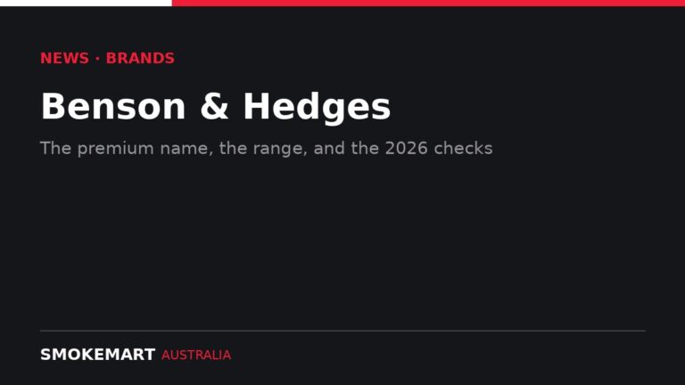 Smoke Mart Australia graphic: Benson & Hedges