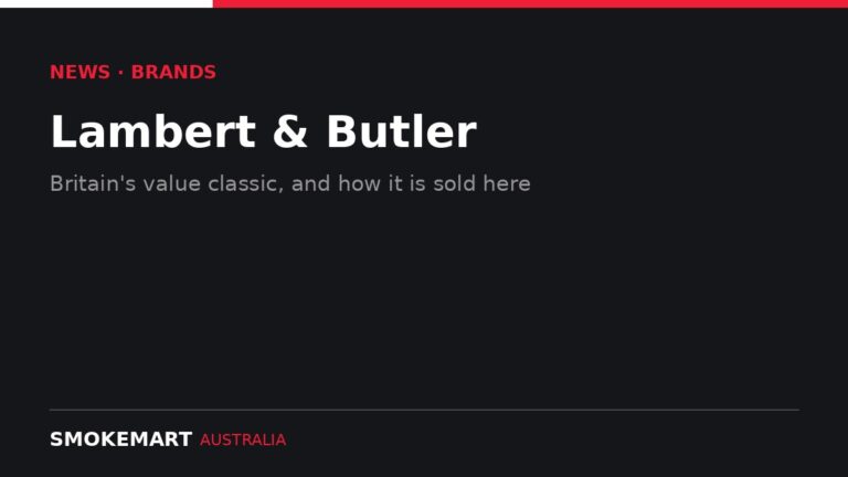 Smoke Mart Australia graphic: Lambert & Butler