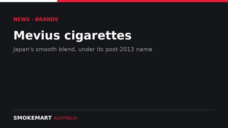 Smoke Mart Australia graphic: Mevius cigarettes