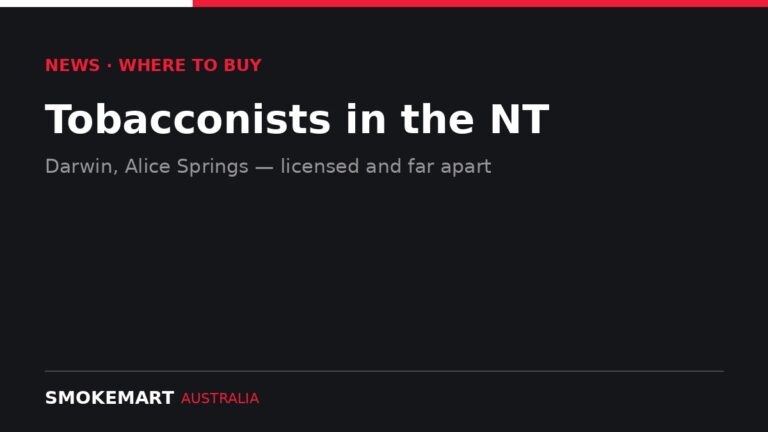 Smoke Mart Australia graphic: Tobacconists in the NT