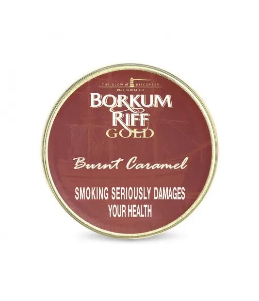 Borkum Riff Burnt Caramel Pipe Tobacco — Box of 5 × 50g tins