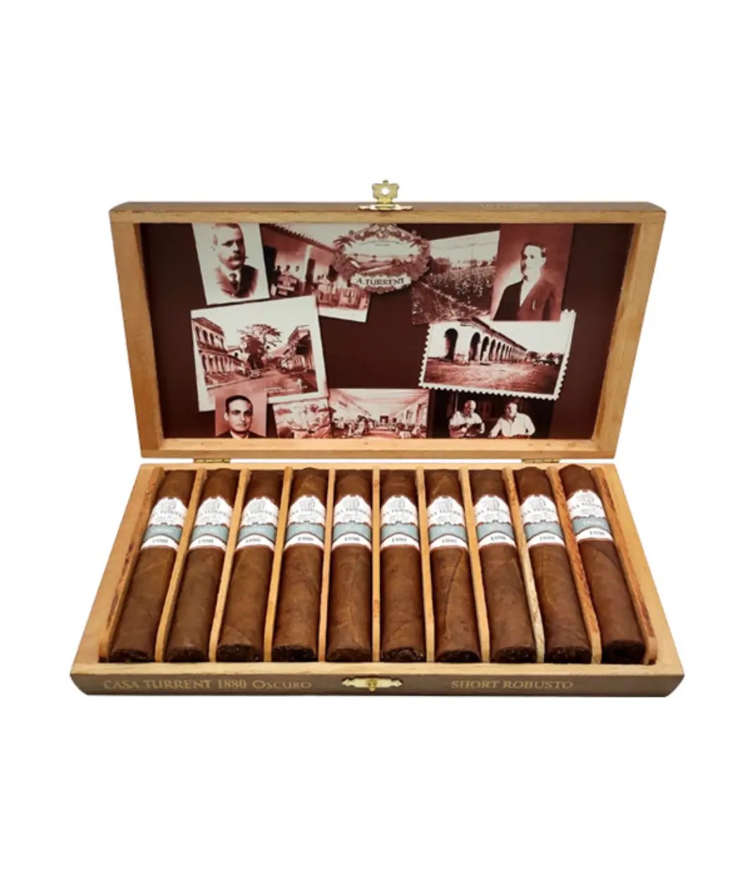 Casa Turrent 1880 Oscuro Short Robusto Cigar — Box of 10