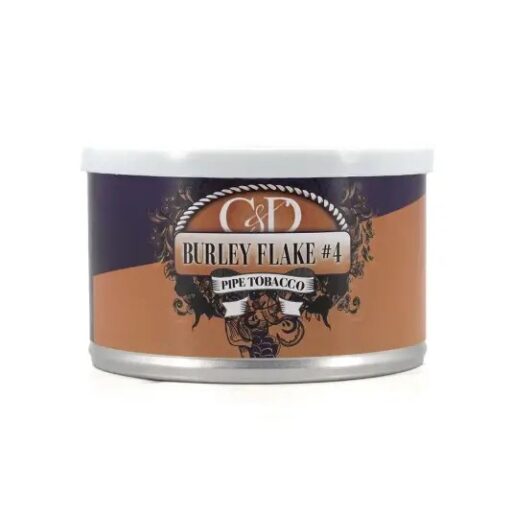 Cornell & Diehl Burley Flake #4 Pipe Tobacco — Box of 4 × 57g tins