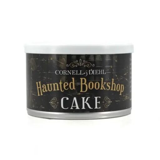 Cornell & Diehl Haunted Bookshop Cake Pipe Tobacco — Box of 4 × 57g tins