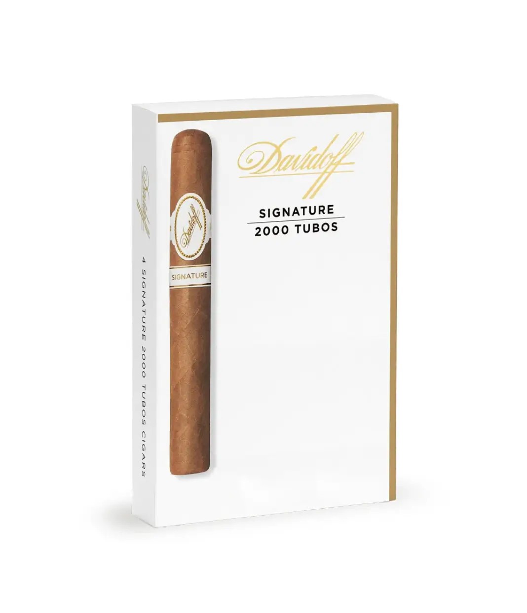 Davidoff Signature 2000 Tubos C/P Cigar — Box of 4 (4 × 1)