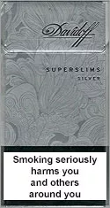Davidoff Super Slims Silver — Carton (10 × 20 pack)