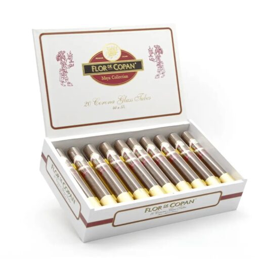 Flor De Copan Maya Collection Corona Glass Tube Cigar — Single