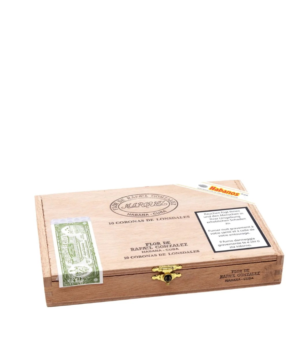 Flor De Rafael Gonzalez Coronas de Lonsdales Cigar — Box of 10