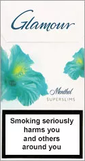 Glamour Super Slims Menthol — Carton (10 × 20 pack)