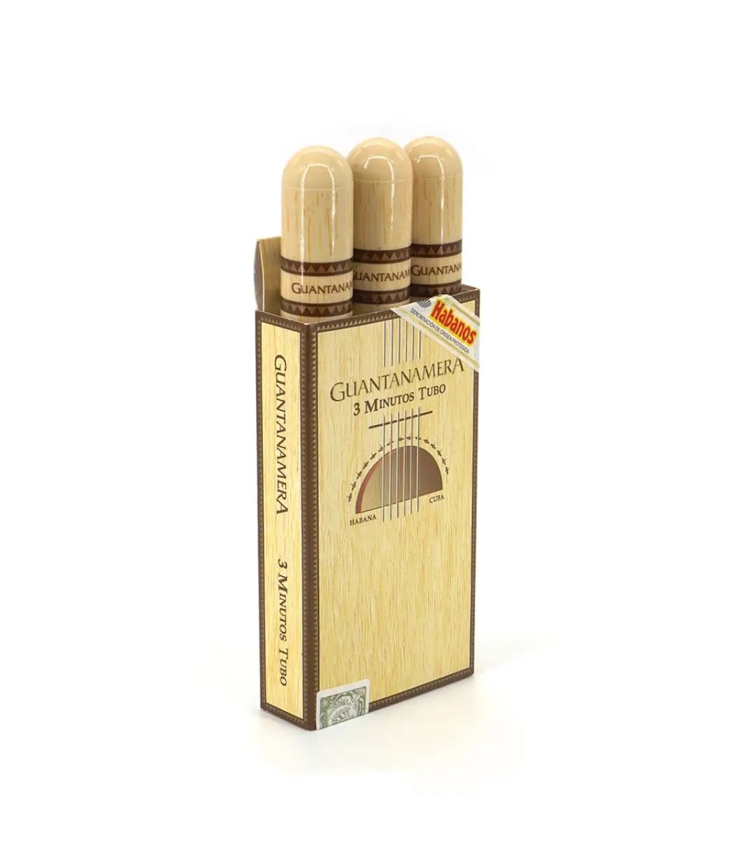 Guantanamera Minutos Tubo Cigar — Box of 45 (3 × 15)
