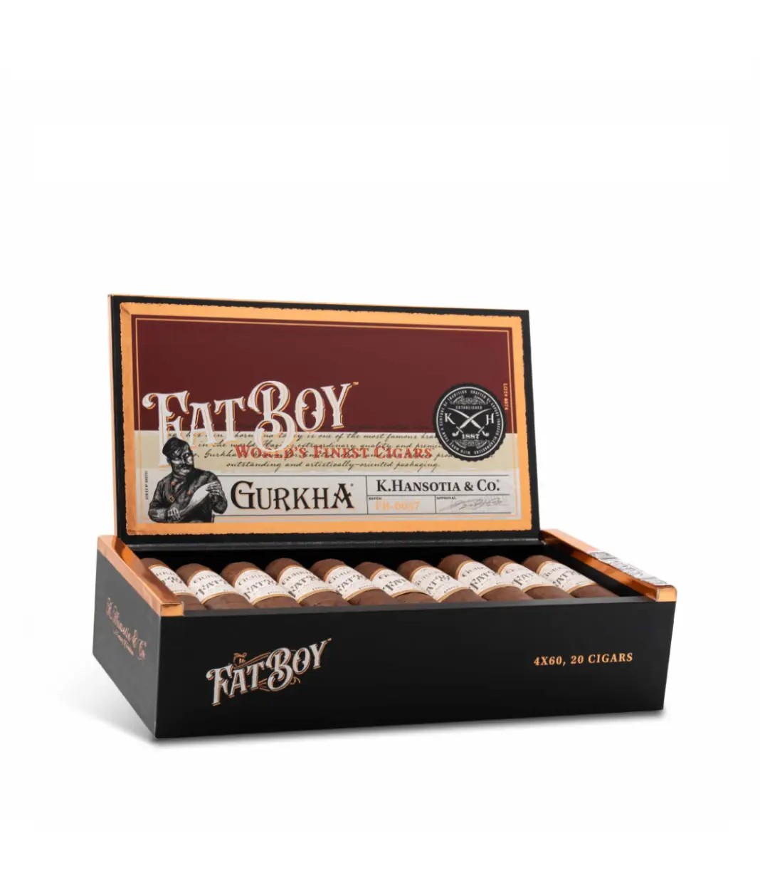 Gurkha Fatboy 4 X 60 Robusto Cigar — Box of 20