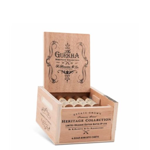 Gurkha Heritage Natural Robusto Corto Cigar — Single
