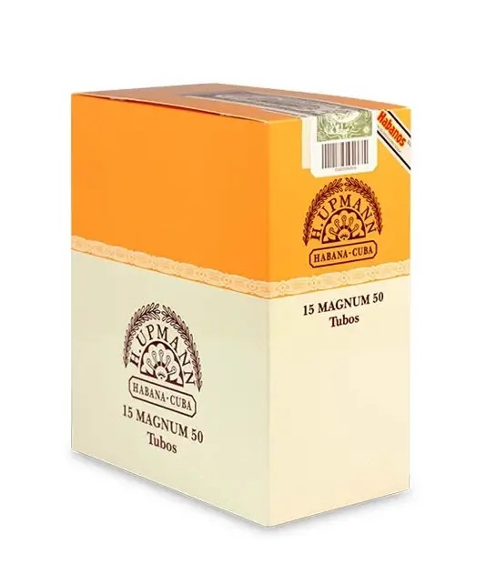 H. Upmann Magnum 50 Tubos C/P Cigar — Box of 15 (5 × 3)