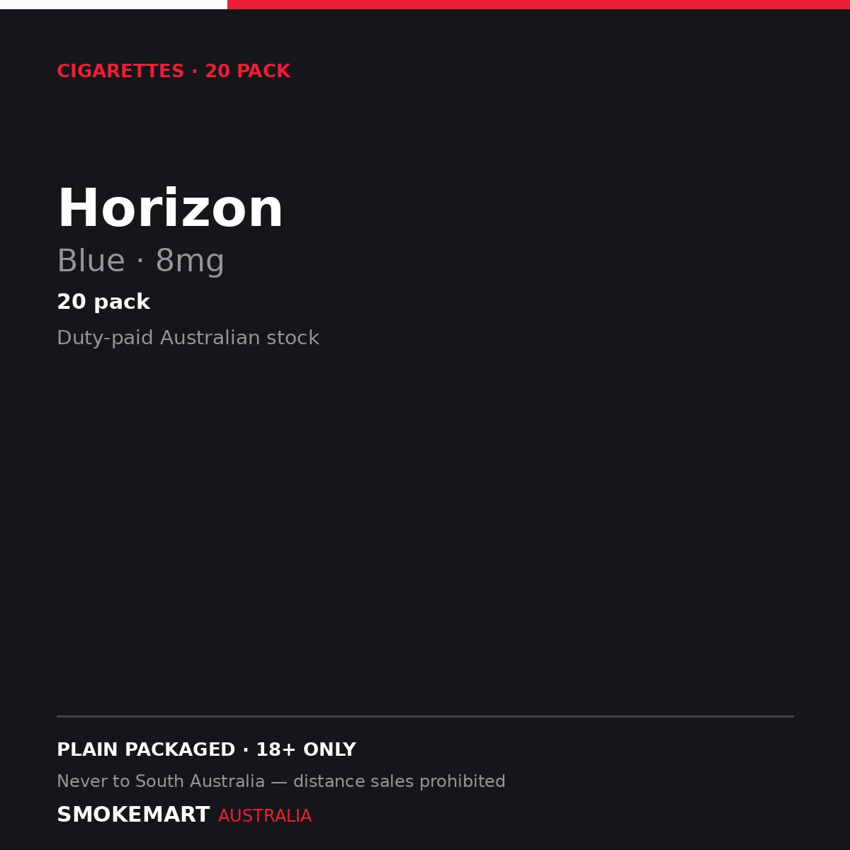 Horizon Blue 8mg — 20 pack