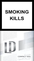 LD Compact 100 Silver — Carton (10 × 20 pack)