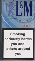 L&M Loft Sea Blue — Carton (10 × 20 pack)