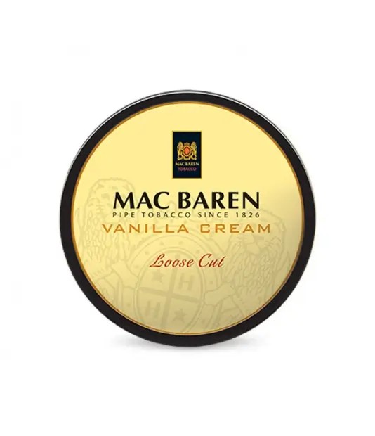 Mac Baren Vanilla Loose Cut Pipe Tobacco — Box of 2 × 100g tins