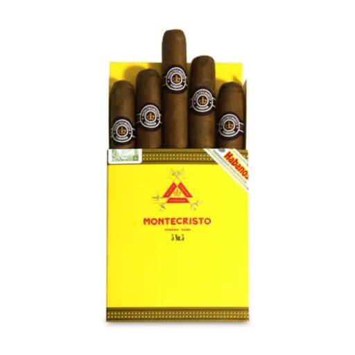 Montecristo No.5 C/P Cigar — Box of 25 (5 × 5)
