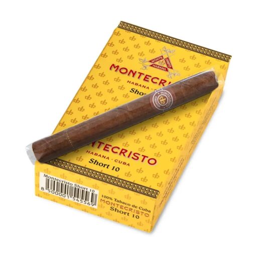Montecristo Short Cigar — Box of 100 (10 × 10)