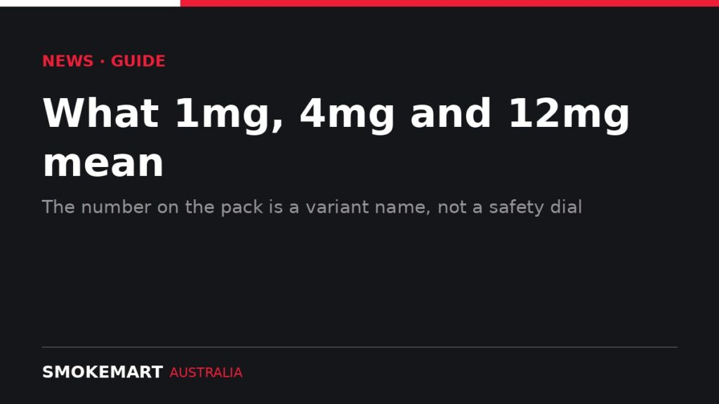 Smoke Mart Australia graphic: what the numbers on cigarette packs mean