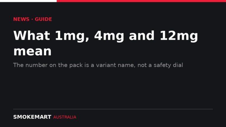 Smoke Mart Australia graphic: what the numbers on cigarette packs mean