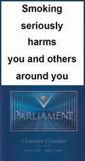 Parliament Ocean Cruise — Carton (10 × 20 pack)