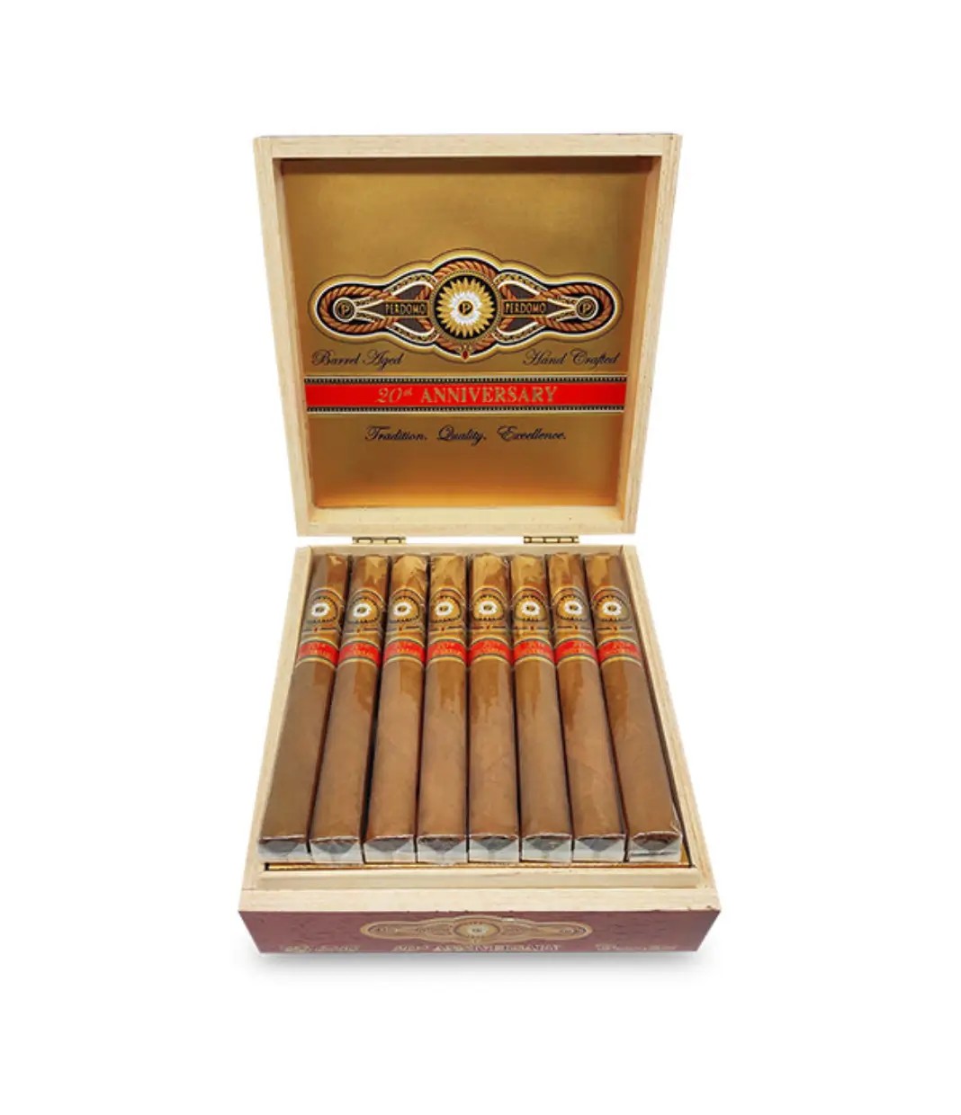Perdomo 20th Anniversary Connecticut Corona Grande CG6548 Cigar — Box of 24