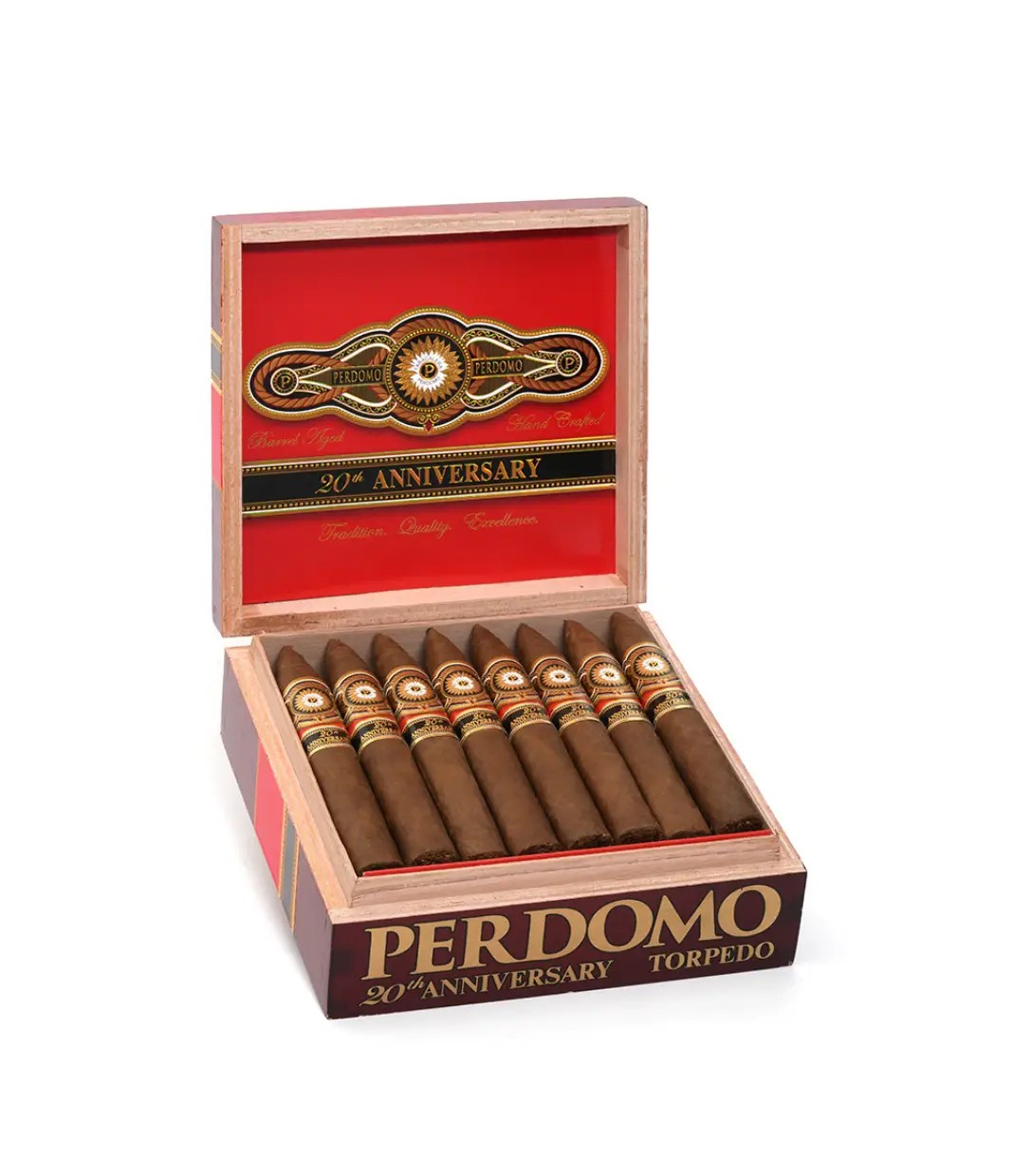 Perdomo 20th Anniversary Sun Grown Torpedo T6554 Cigar — Box of 24