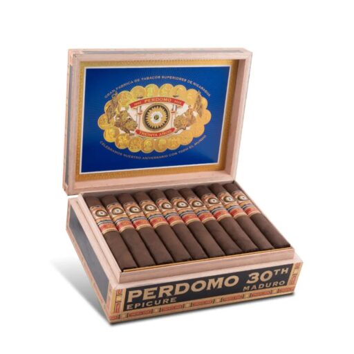 Perdomo 30th Anniversary Maduro Box-Pressed Epicure Cigar — Single