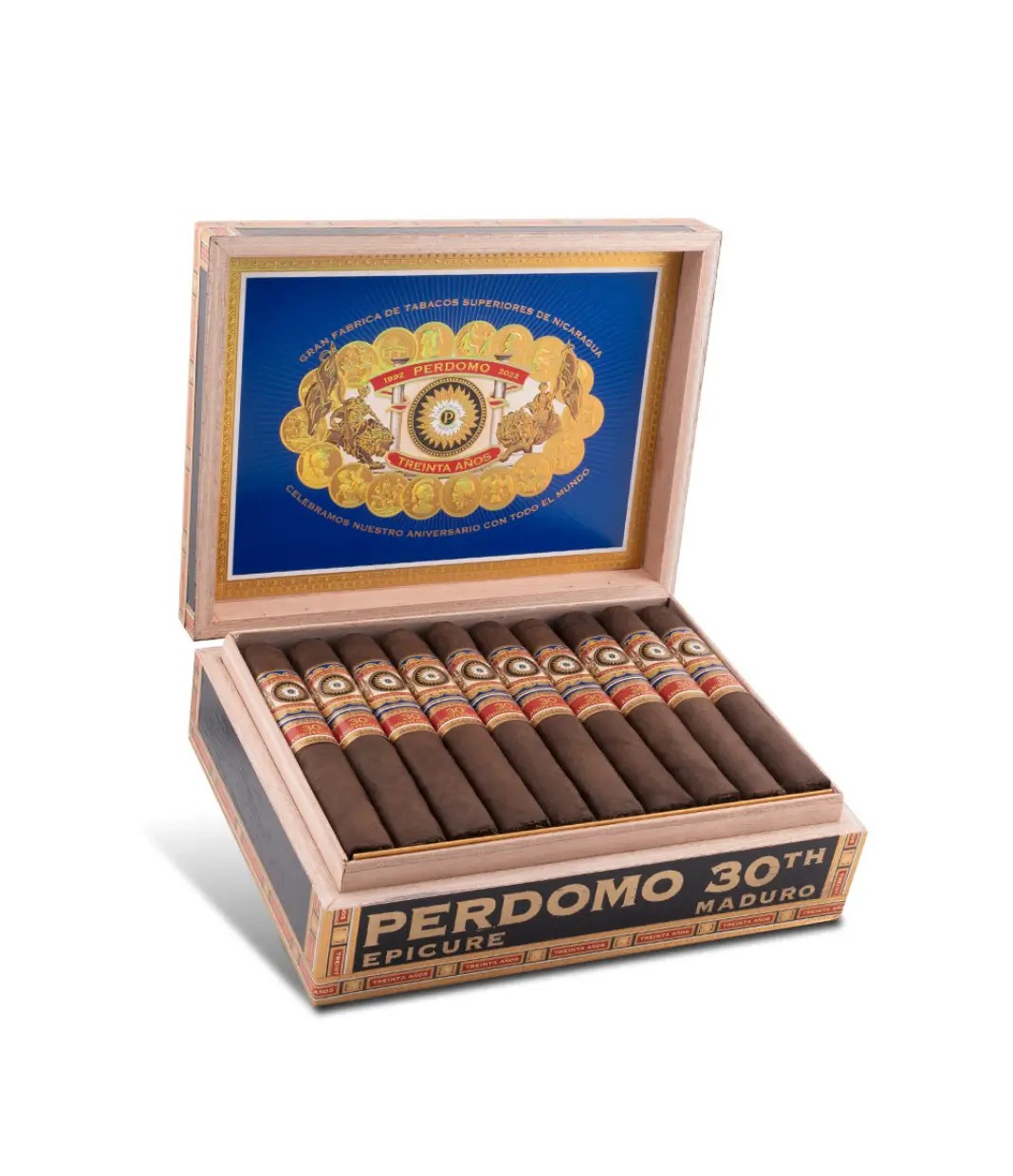 Perdomo 30th Anniversary Maduro Box-Pressed Epicure Cigar — Single