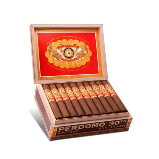 Perdomo 30th Anniversary Sun Grown Box-Pressed Epicure Cigar — Single