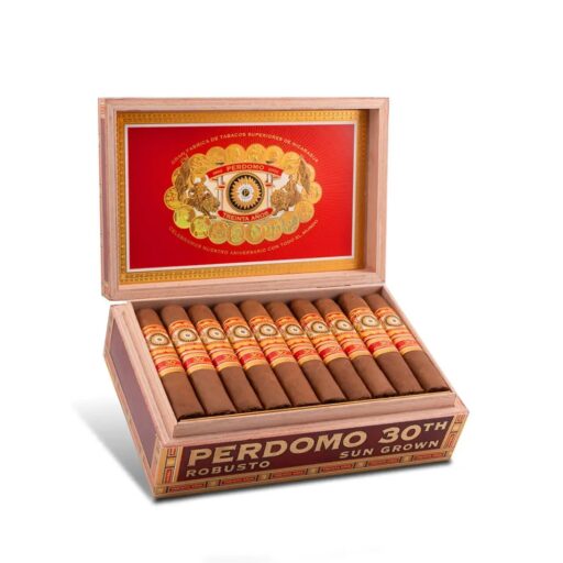 Perdomo 30th Anniversary Sun Grown Box-Pressed Robusto Cigar — Single