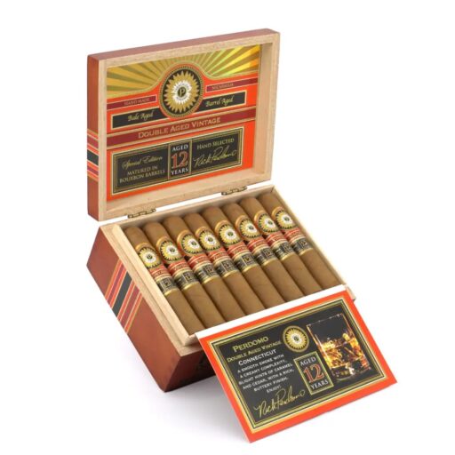 Perdomo Double Aged 12 Year Vintage Connecticut Robusto Cigar — Single